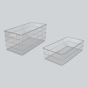 panier en maille d'acier inox