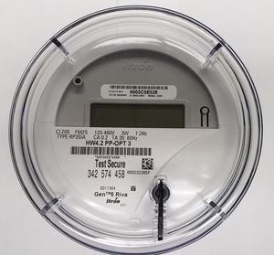 compteur électrique monophasé