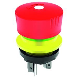 bouton poussoir d'arrêt d'urgence