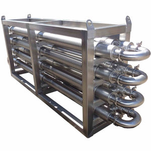 échangeur de chaleur tube / tube / liquide / liquide / en acier inoxydable / pour l'industrie