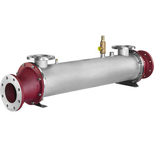 échangeur de chaleur tubulaire / liquide / gaz / pour récupération de chaleur sur gaz d'échappement