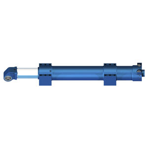 vérin télescopique / hydraulique / à double effet / à tige