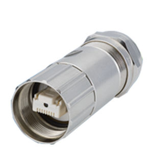connecteur RF / RJ45 / droit / mâle
