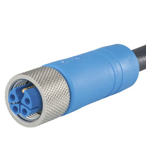 connecteur de données / DIN / circulaire / avec surmoulage thermoplastique