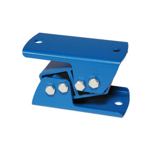 support antivibratoire rectangulaire / en acier / basse fréquence