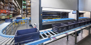 magasin de stockage automatique horizontal