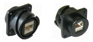 connecteur de données / RJ45 / circulaire / femelle