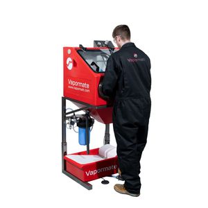 cabine de sablage humide
