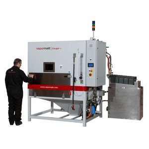 cabine de sablage humide