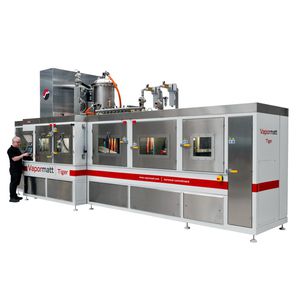cabine de sablage humide