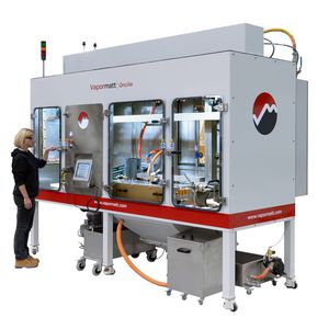 cabine de sablage humide