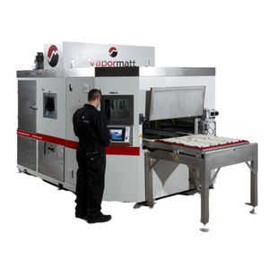 cabine de sablage humide