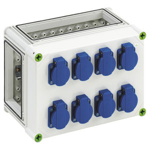 coffret électrique avec prise de courant 1