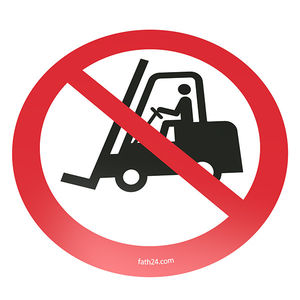 panneau de signalisation interdiction
