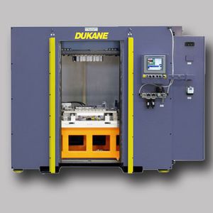 poste à souder laser / alimenté par un moteur hydraulique