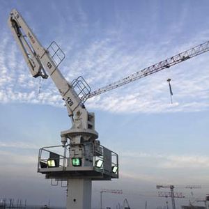 flèche de distribution de béton