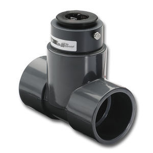 capteur de débit à rotor / de gaz / pour liquide / en ligne