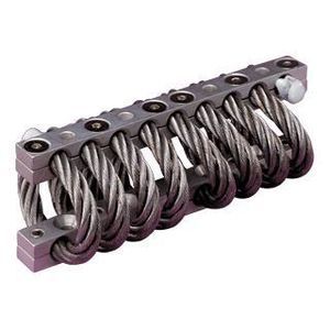 collier pour câble électrique en acier galvanisé