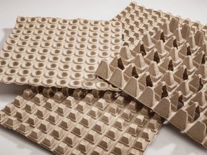 calage d'emballage en cellulose moulée