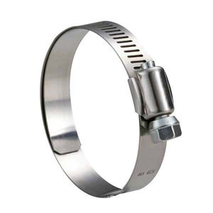 collier de serrage en acier inoxydable / à vis sans fin / à bande ajourée