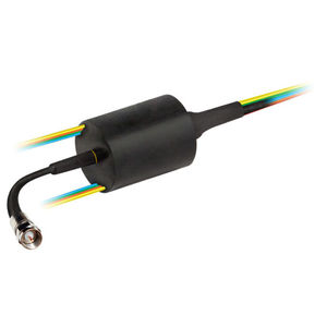 collecteur tournant de transmission de signaux / de transmission vidéo / coaxial / à canal RF