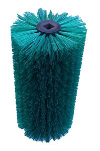 brosse cylindrique / de nettoyage / en acier / en plastique