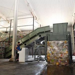 station de traitement des déchets domestique