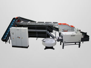 machine de tribofinition à flux continu