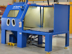 cabine de sablage humide