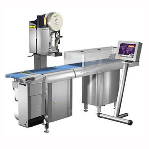 machine de pesage-étiquetage automatique
