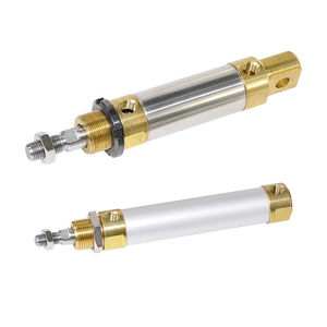 vérin hydraulique / double effet / rond