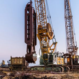 grue sur chenilles