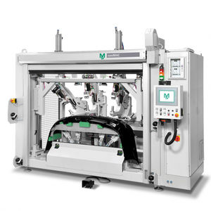 poinçonneuse CNC / servo-électrique / pour profilés en matières plastiques / de soudage