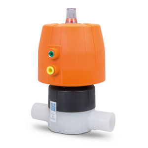 vanne haute pression / à membrane / à commande pneumatique / pour l'eau