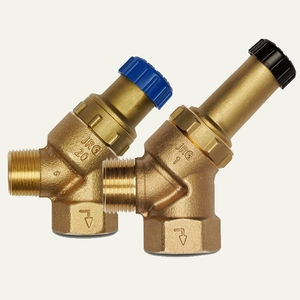 soupape de sécurité pour eau / filetée / en bronze / automatique
