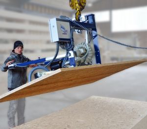 palonnier à ventouse pour plaques de bois