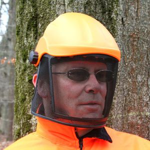 visière de protection en acier inoxydable 1