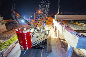 grue sur chenilles