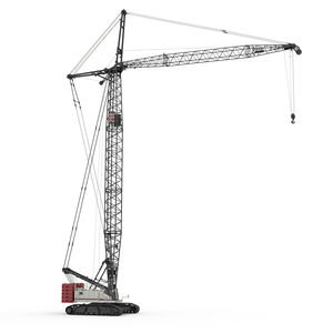grue sur chenilles / à flèche / treillis / pour chantier de construction