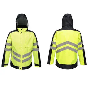 veste imperméable et coupe-vent Regatta TRW497 Veste professionnelle compressible haute visibilité