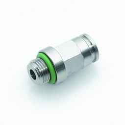 raccord push-in / droit / pneumatique / en inox