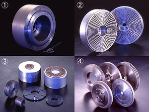 meule de découpe / cylindrique / au diamant