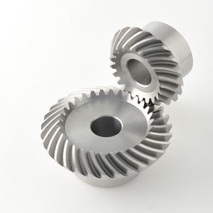 Engrenage Conique En Spirale 2 Pièces - Module 1, 20T Et 30T, Acier Au Carbone, Trous 6-12 Mm