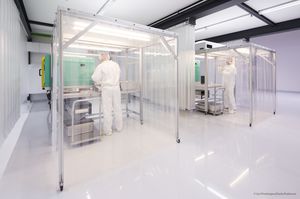 salle blanche pour l'industrie pharmaceutique