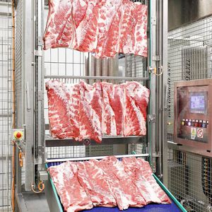ligne de manutention pour l'industrie agroalimentaire
