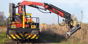 grue sur rail