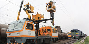 nacelle télescopique sur rail