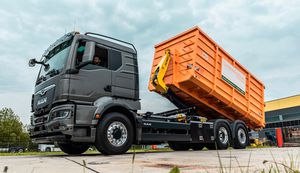 bras de levage à crochet pour camions 1