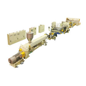 ligne d'extrusion de plaques en matières plastiques