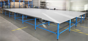 table à coussin d'air pour tapis